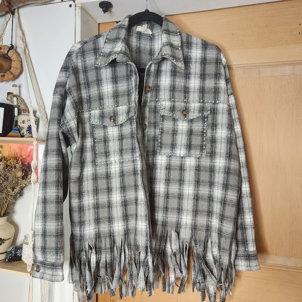 ee:some Dakota fringe flannel
